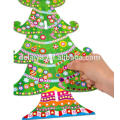 2017 DIY mosaic art christmas tree for children